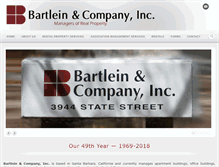 Tablet Screenshot of bartlein.com